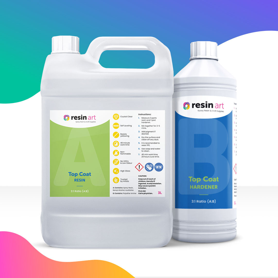 Resin Art® Top Coat Epoxy Resin - 4L