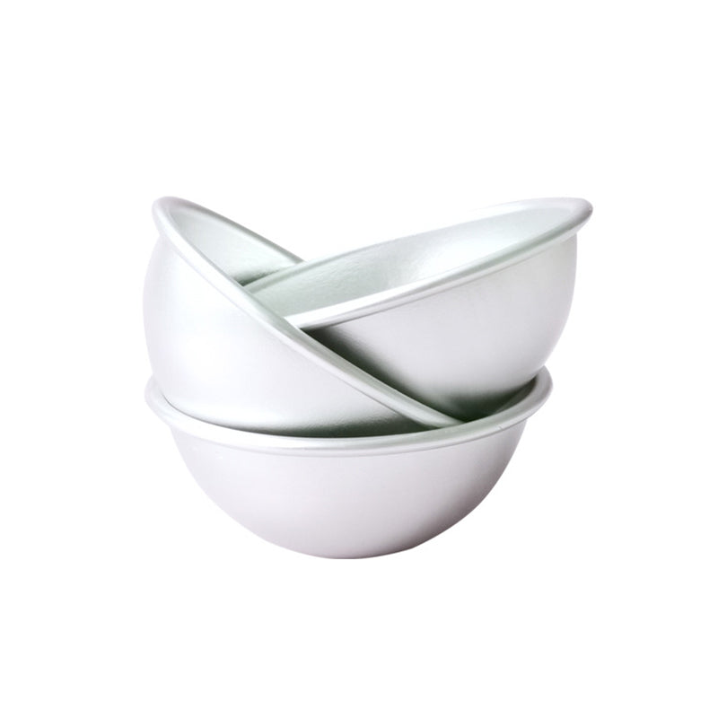 Bath Bomb Mould Set - Stainless Steel  4.5cm, 5.5cm, and 6.5cm