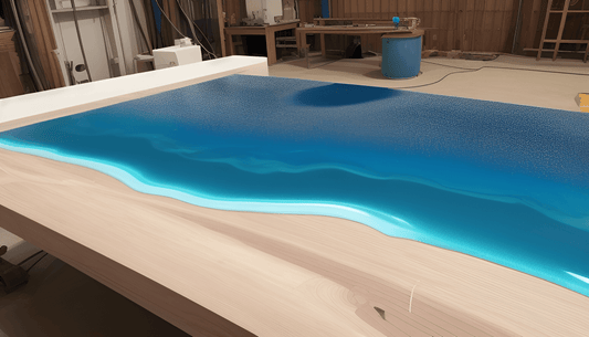 Epoxy Resin Table, Deep pouring