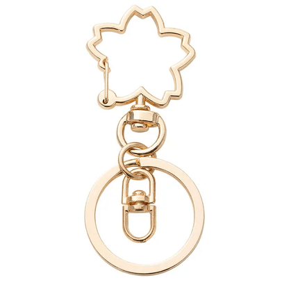 Golden Flower Keyring