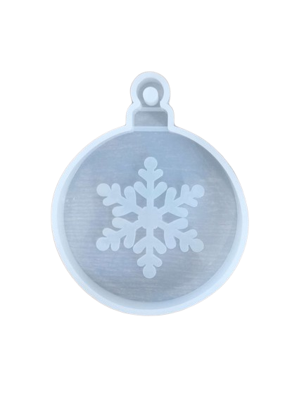 Christmas Snowflake Bauble Silicone Mould