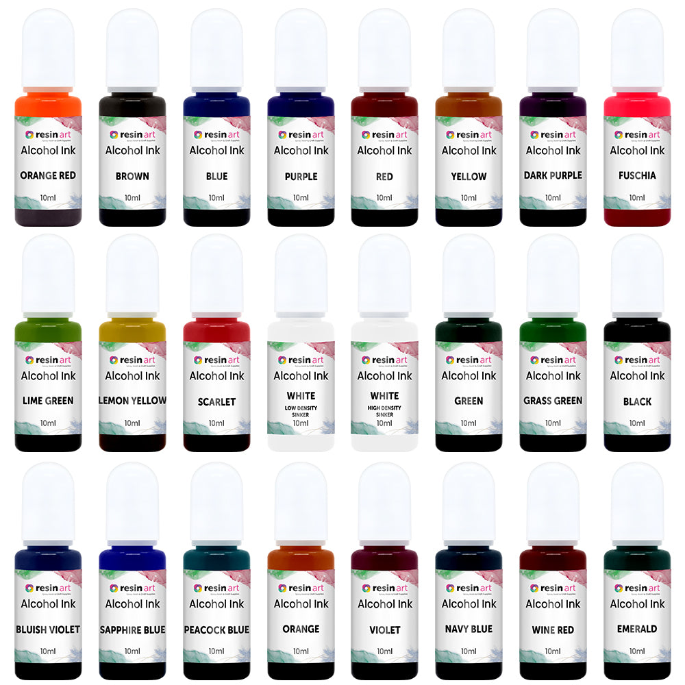 Resin Art® Alcohol Ink Set for Epoxy Resin