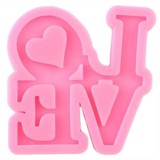 Love Keychain Silicone Mould for Epoxy Resin