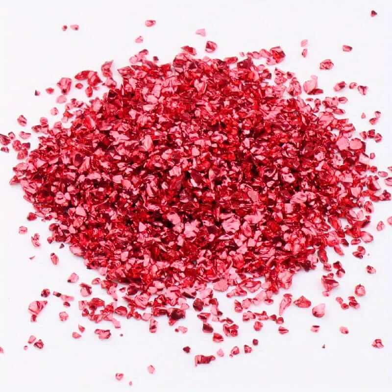 Crushed Glass Stone for Resin Nail Art - Pack of 6