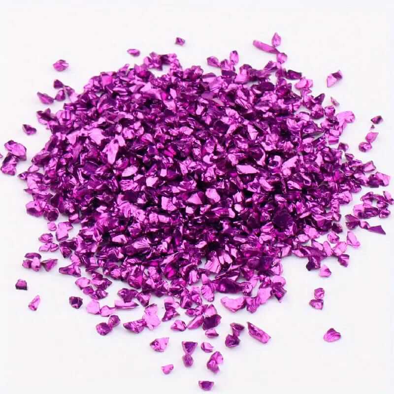 Crushed Glass Stone for Resin Nail Art - Pack of 6