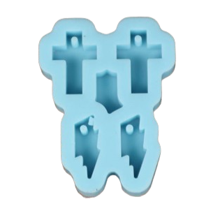 Cross & Flash Earring Silicone Mould