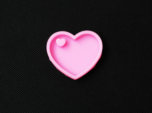 Silicone Heart Keychain Mould