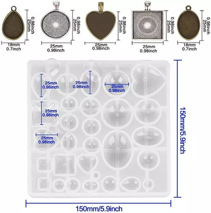 Pendant Mould and Bezel Set