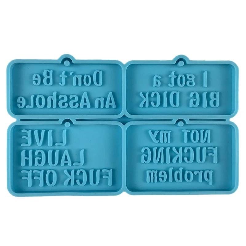 Swear Words Keyring Silicone Mould