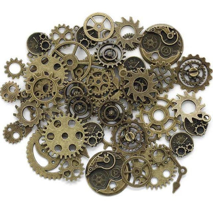 Steampunk Mixed Metal Gears - 100G