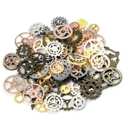 Steampunk Mixed Metal Gears - 100G